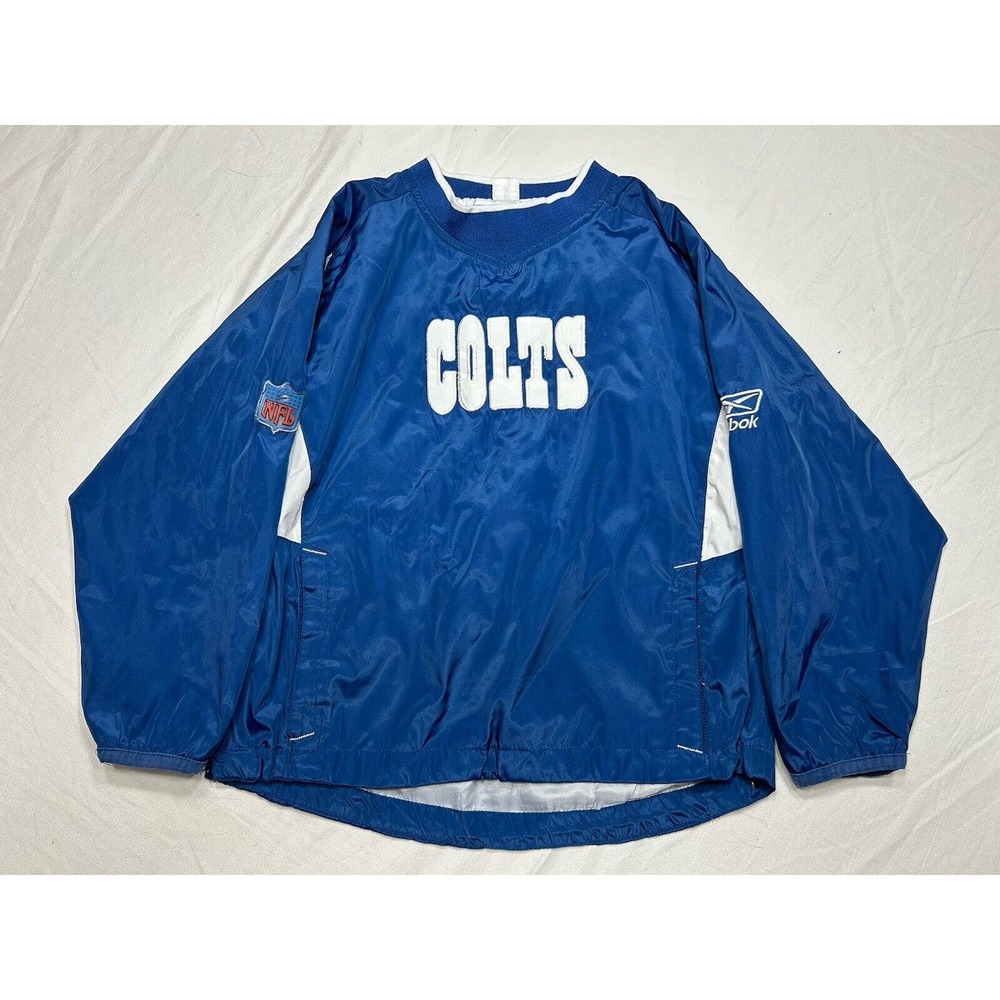 INDIANAPOLIS COLTS Football STARTER Pullover VINTAGE Youth Small Jacket NFL